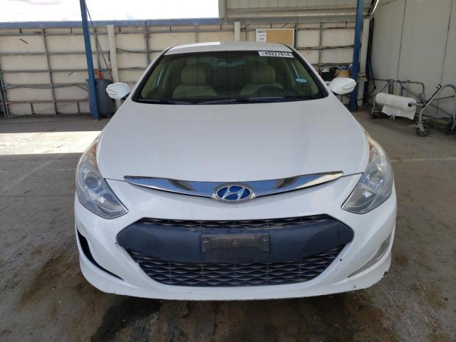 KMHEC4A45FA133597 - 2015 HYUNDAI SONATA HYBRID WHITE photo 5