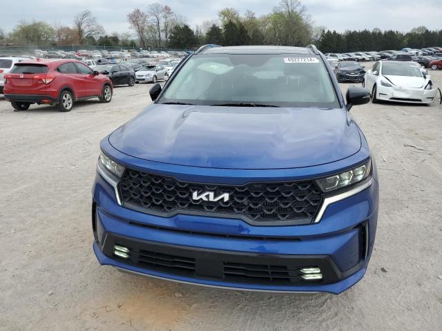 5XYRKDLF0NG149048 - 2022 KIA SORENTO SX BLUE photo 5