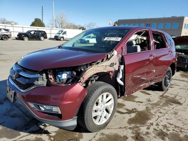 2HKRM4H56FH669081 - 2015 HONDA CR-V EX BURGUNDY photo 1