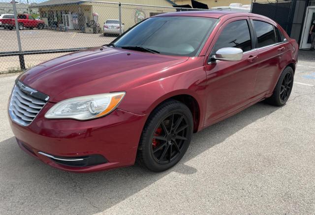 1C3CCBAB4EN212026 - 2014 CHRYSLER 200 LX RED photo 2