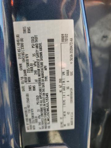 5LMCJ3C96JUL15345 - 2018 LINCOLN MKC RESERVE ლურჯი ფოტო 13