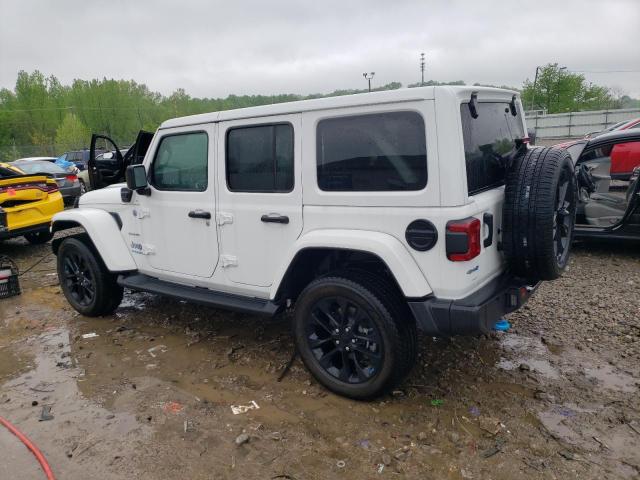 1C4JJXP60NW198765 - 2022 JEEP WRANGLER U SAHARA 4XE WHITE photo 2