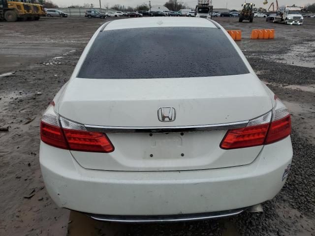 1HGCR2F8XDA108283 - 2013 HONDA ACCORD EXL WHITE photo 6