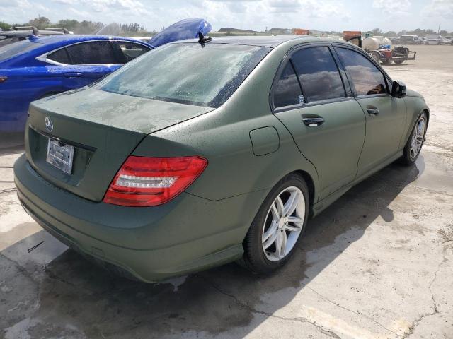 WDDGF4HB6DR257312 - 2013 MERCEDES-BENZ C 250 GREEN photo 3