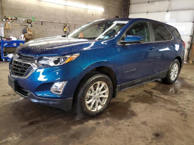 2GNAXUEV1M6118252 - 2021 CHEVROLET EQUINOX LT BLUE photo 1