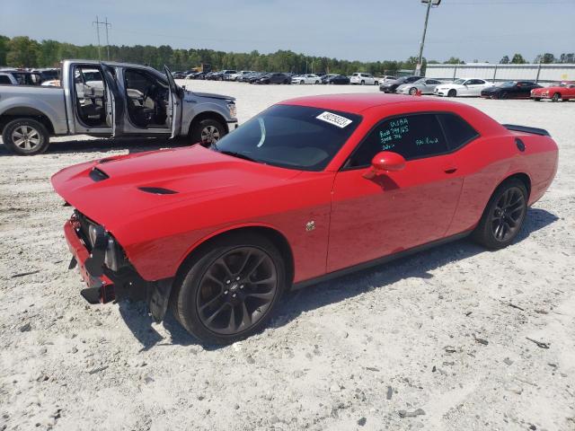2C3CDZFJ7NH151625 - 2022 DODGE CHALLENGER R/T SCAT PACK RED photo 1