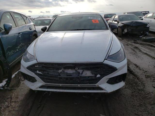 5NPEK4JC4MH105570 - 2021 HYUNDAI SONATA N LINE WHITE photo 5