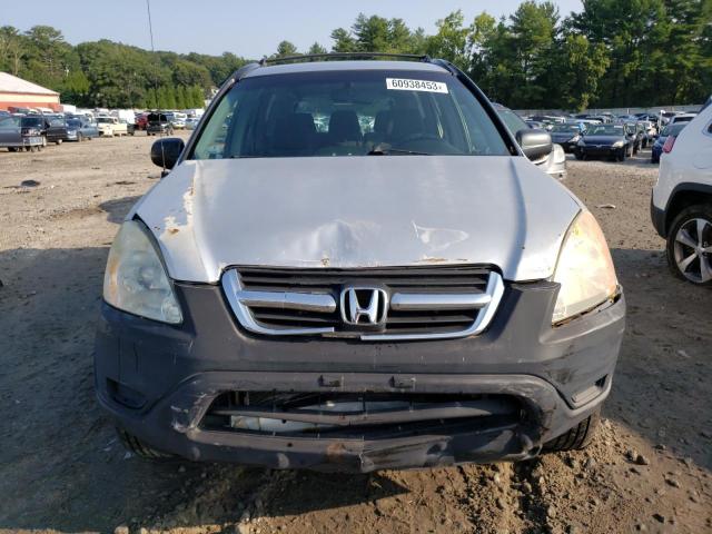 JHLRD68474C006777 - 2004 HONDA CR-V LX SILVER photo 5