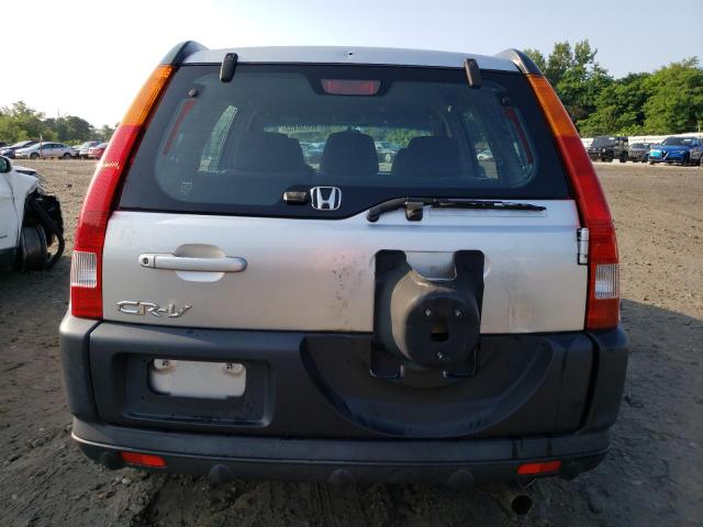 JHLRD68474C006777 - 2004 HONDA CR-V LX SILVER photo 6