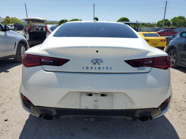 JN1EV7EK3JM343232 - 2018 INFINITI Q60 LUXE 300 WHITE photo 6