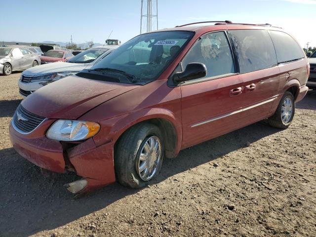 2C8GP64L33R362592 - 2003 CHRYSLER TOWN & COU LIMITED RED photo 1