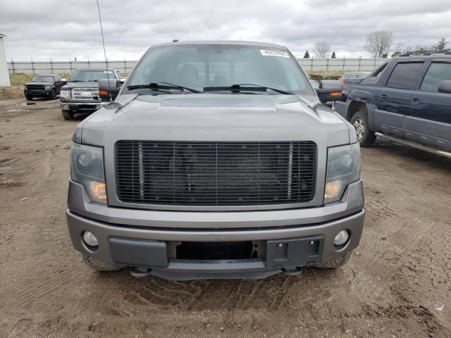 1FTFW1ET3DKE85259 - 2013 FORD F150 SUPERCREW GRAY photo 5