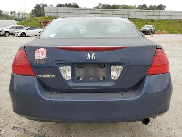 3HGCM56427G702482 - 2007 HONDA ACCORD LX BLUE photo 6