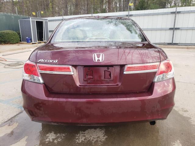 1HGCP2F88CA147779 - 2012 HONDA ACCORD EXL MAROON photo 6