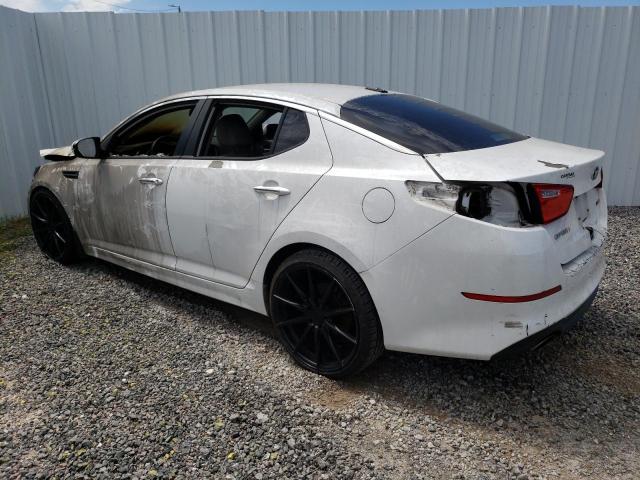 5XXGN4A74EG260815 - 2014 KIA OPTIMA EX WHITE photo 2