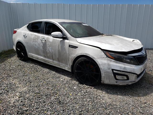 5XXGN4A74EG260815 - 2014 KIA OPTIMA EX WHITE photo 4