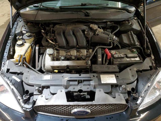 1FAHP56S94A184073 - 2004 FORD TAURUS SEL BLACK photo 11