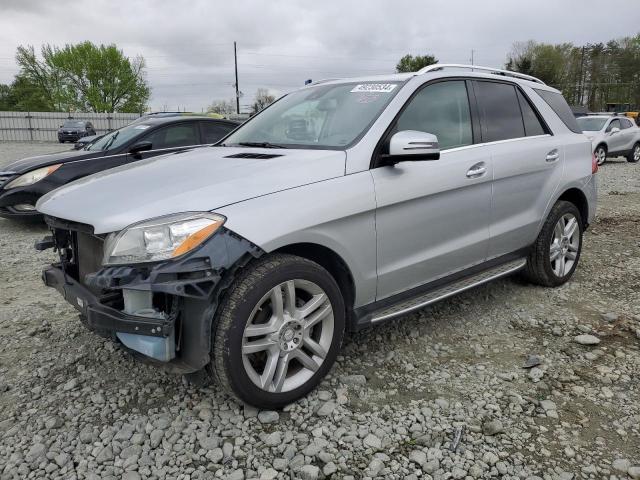 4JGDA5HB8EA365475 - 2014 MERCEDES-BENZ ML 350 4MATIC SILVER photo 1