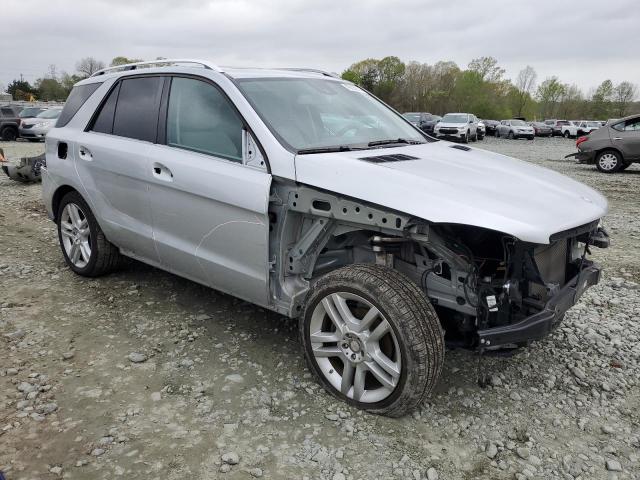 4JGDA5HB8EA365475 - 2014 MERCEDES-BENZ ML 350 4MATIC SILVER photo 4