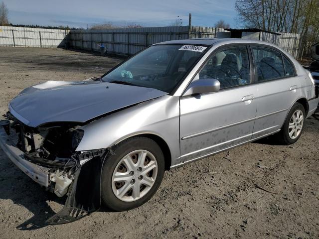 2HGES26733H565747 - 2003 HONDA CIVIC EX SILVER photo 1