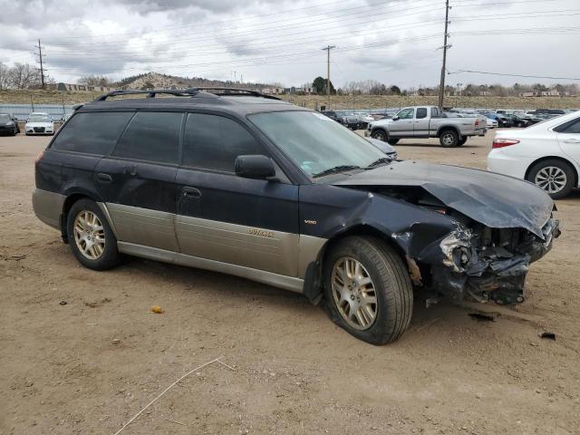 4S3BH896X27663741 - 2002 SUBARU LEGACY OUTBACK H6 3.0 VDC BLUE photo 4