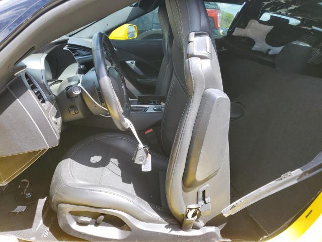 1G1YB2D74H5109410 - 2017 CHEVROLET CORVETTE STINGRAY 1LT YELLOW photo 7