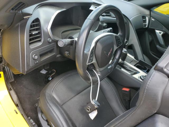 1G1YB2D74H5109410 - 2017 CHEVROLET CORVETTE STINGRAY 1LT YELLOW photo 8