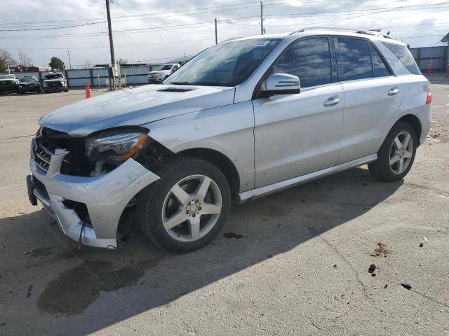 4JGDA5HB9FA558932 - 2015 MERCEDES-BENZ ML 350 4MATIC SILVER photo 1
