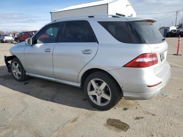 4JGDA5HB9FA558932 - 2015 MERCEDES-BENZ ML 350 4MATIC SILVER photo 2