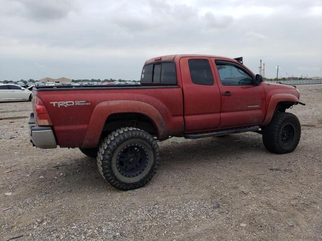 5TETU62N36Z193752 - 2006 TOYOTA TACOMA PRERUNNER ACCESS CAB RED photo 3