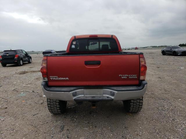 5TETU62N36Z193752 - 2006 TOYOTA TACOMA PRERUNNER ACCESS CAB RED photo 6