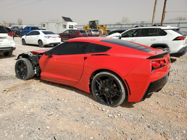 1G1YA2D74F5117037 - 2015 CHEVROLET CORVETTE STINGRAY 1LT RED photo 2