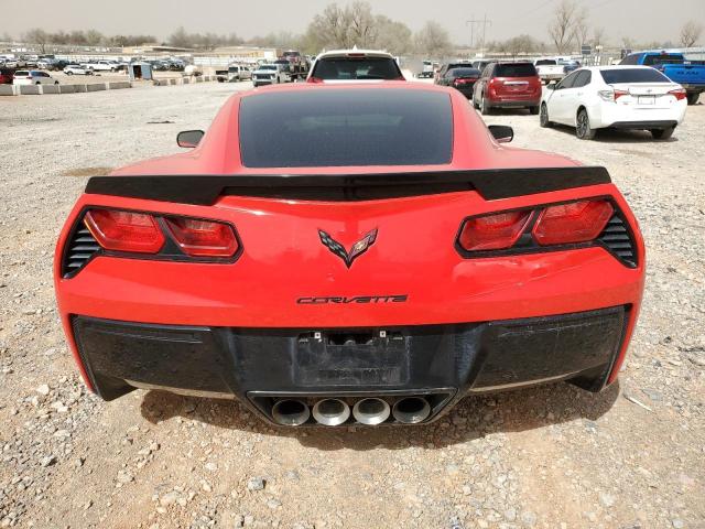 1G1YA2D74F5117037 - 2015 CHEVROLET CORVETTE STINGRAY 1LT RED photo 6