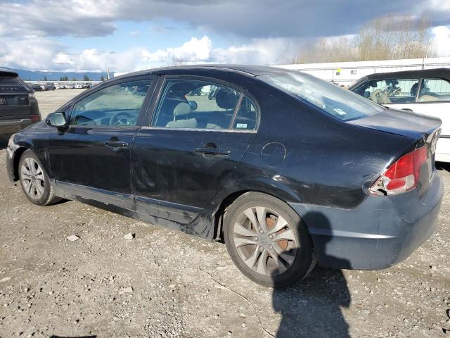 19XFA16559E041373 - 2009 HONDA CIVIC LX BLACK photo 2