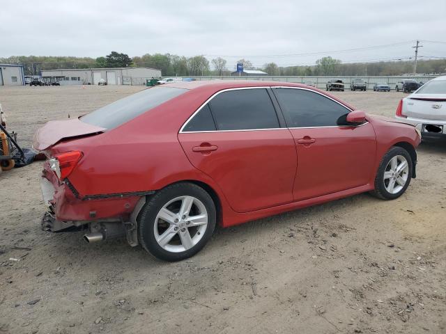 4T1BF1FK4EU830949 - 2014 TOYOTA CAMRY L RED photo 3