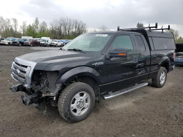 1FTEX1C84AFB16633 - 2010 FORD F150 SUPER CAB BLACK photo 1