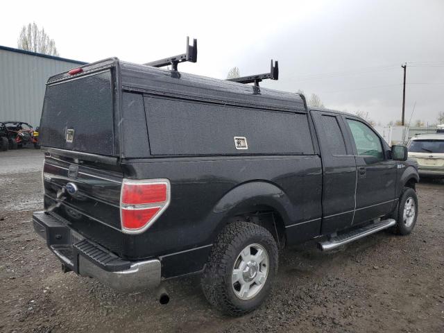 1FTEX1C84AFB16633 - 2010 FORD F150 SUPER CAB BLACK photo 3