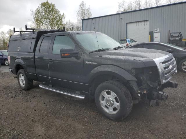 1FTEX1C84AFB16633 - 2010 FORD F150 SUPER CAB BLACK photo 4