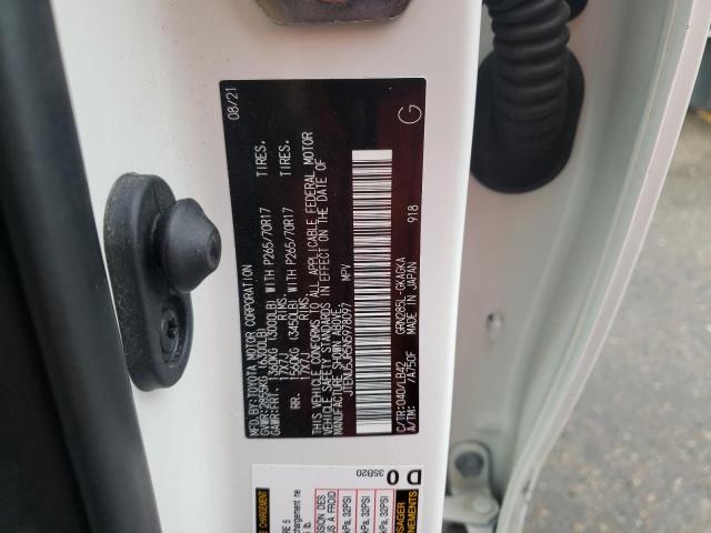 JTENU5JR5N5978097 - 2022 TOYOTA 4RUNNER SR5/SR5 PREMIUM 白色 照片 12