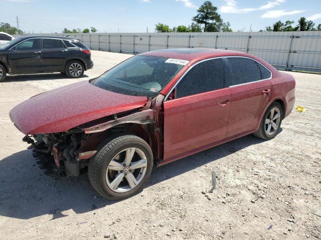 1VWBV7A39FC056356 - 2015 VOLKSWAGEN PASSAT SE RED photo 1