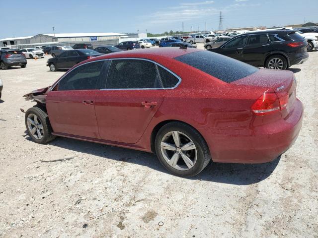 1VWBV7A39FC056356 - 2015 VOLKSWAGEN PASSAT SE RED photo 2