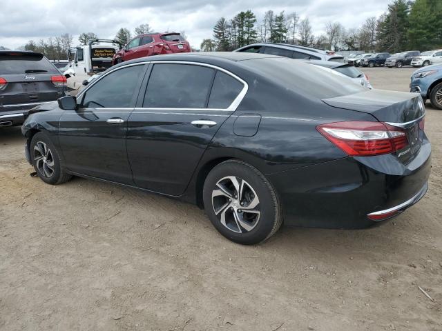 1HGCR2F35HA301094 - 2017 HONDA ACCORD LX BLACK photo 2