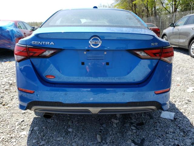 3N1AB8DVXLY205681 - 2020 NISSAN SENTRA SR BLUE photo 6