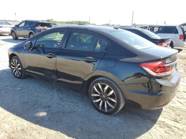 19XFB2F94EE022345 - 2014 HONDA CIVIC EXL შავი ფოტო 2