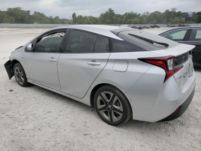 JTDKARFU4K3070669 - 2019 TOYOTA PRIUS SILVER photo 2