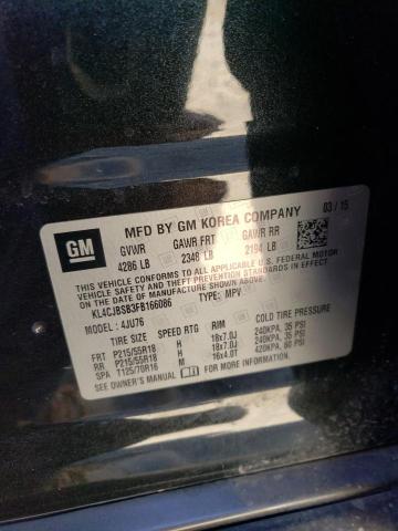 KL4CJBSB3FB166086 - 2015 BUICK ENCORE CONVENIENCE 黑色 照片 13