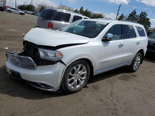 1C4RDJEG4HC762295 - 2017 DODGE DURANGO CITADEL WHITE photo 1