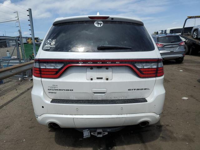 1C4RDJEG4HC762295 - 2017 DODGE DURANGO CITADEL WHITE photo 6