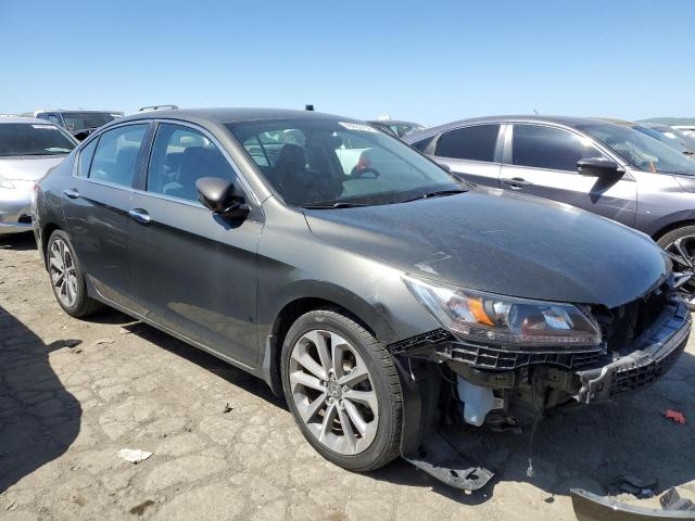 1HGCR2F56EA250797 - 2014 HONDA ACCORD SPORT GRAY photo 4