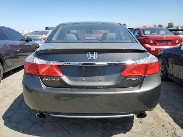 1HGCR2F56EA250797 - 2014 HONDA ACCORD SPORT GRAY photo 6